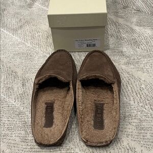 M. Gemi Feliz Cocoa Shearling Loafer Mule